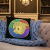 F-O-Shaci B/W Throw Pillow