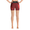 Red F-O-Shaci Yoga Shorts - Image 4