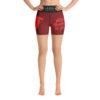 Red F-O-Shaci Yoga Shorts