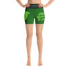 Green Foshaci Yoga Shorts