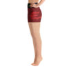 Red F-O-Shaci Yoga Shorts - Image 2