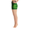 Green Foshaci Yoga Shorts - Image 2