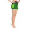 Green Foshaci Yoga Shorts - Image 3